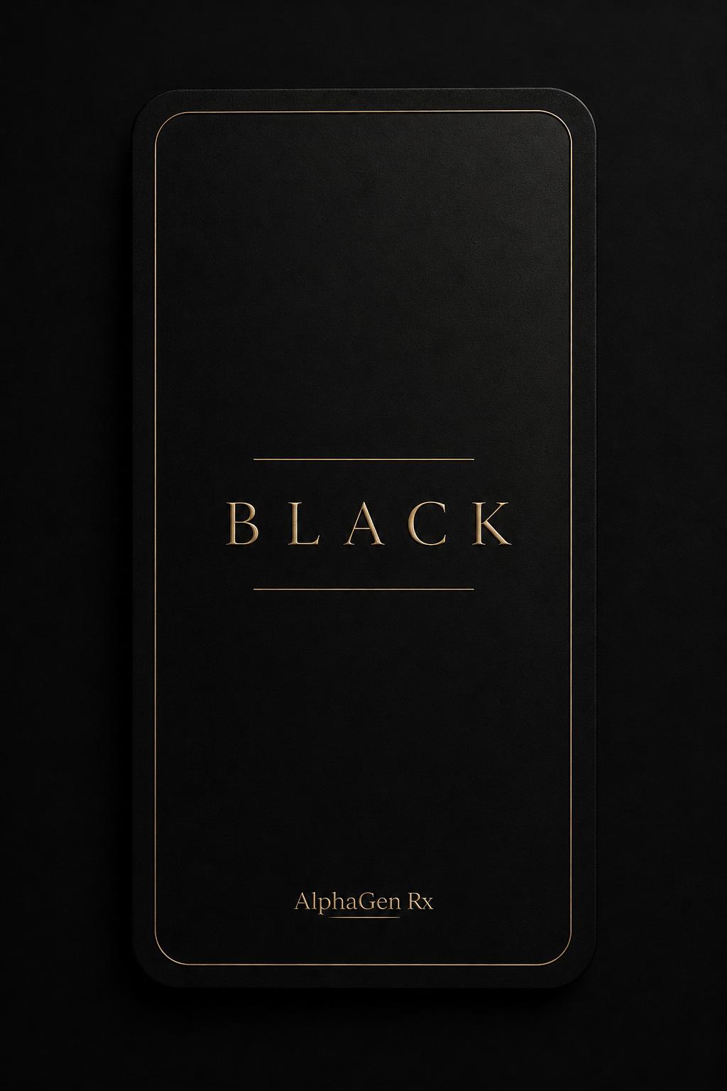 Black Membership card